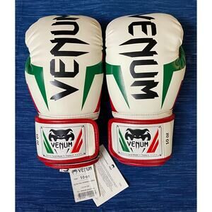 VENUM ELITE ITALY Edition Boxing Gloves 10 Oz. Ice W/ Tags Attached Used 1x 21B